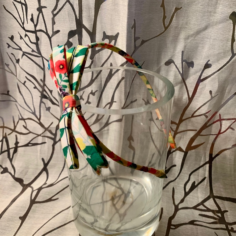 Floral garden headband